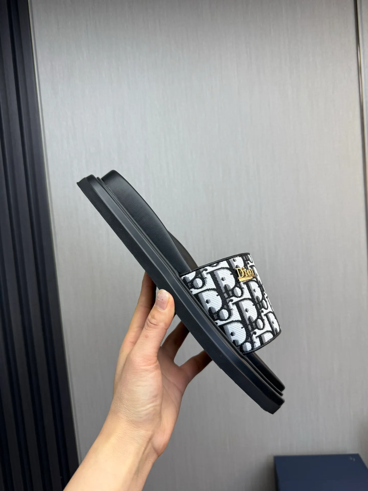 Men's shoes 260💰 Dior. Men's slippers🩴Official website 1:1 production 38-45 size 45 46 🉑️Customized original material shipped✅